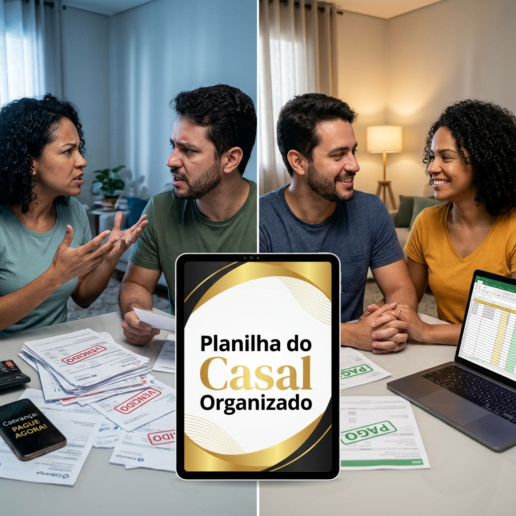 Antes e Depois - Planilha do Casal Organizado